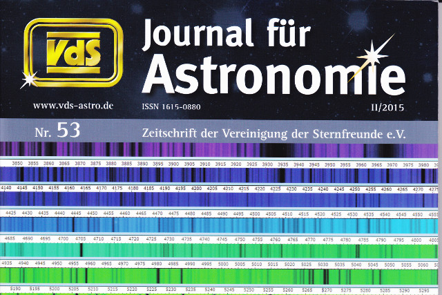Motrenja Jupitera sa Zvjezdarnice “Manora” u Journal für Astronomie
